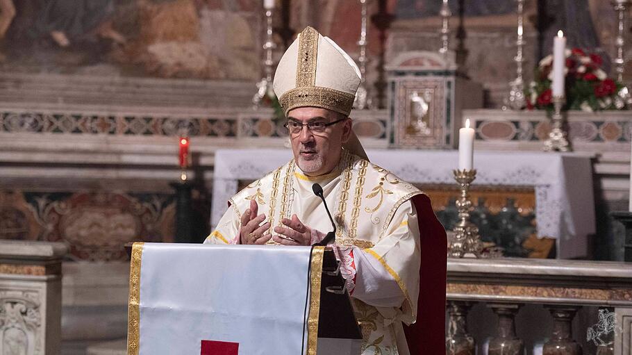 Der lateinische Patriarch von Jerusalem, Kardinal Pierbattista Pizzaballa