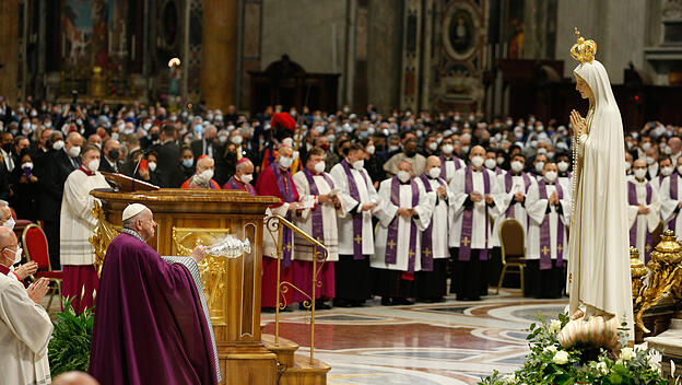 Friedensgebet mit Papst Franziskus