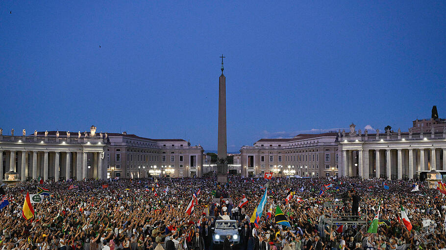 Treffen von Jugendlichen mit Papst Leo XIV.