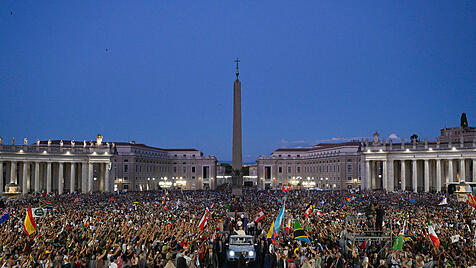 Treffen von Jugendlichen mit Papst Leo XIV.