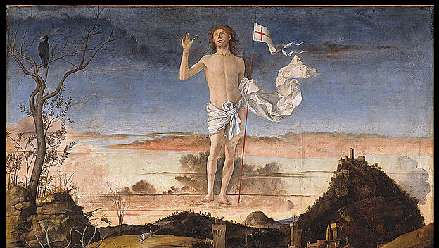 Ausschnitt von "Die Auferstehung Christi" von Giovanni Bellini