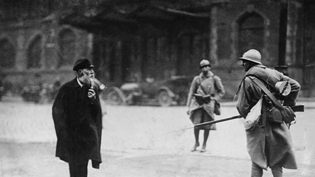 Während der Ruhrbesetzung 1923 gingen die Franzosen nicht zimperlich vor.