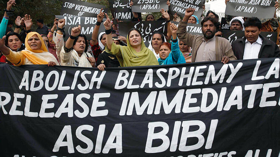 Pakistanische Katholiken Asia Bibi freigelassen