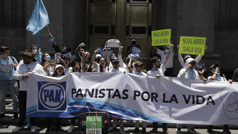 Lebensschützer demonstrieren in Mexiko-Stadt