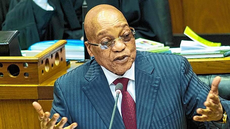 South Africa President Zuma parliament