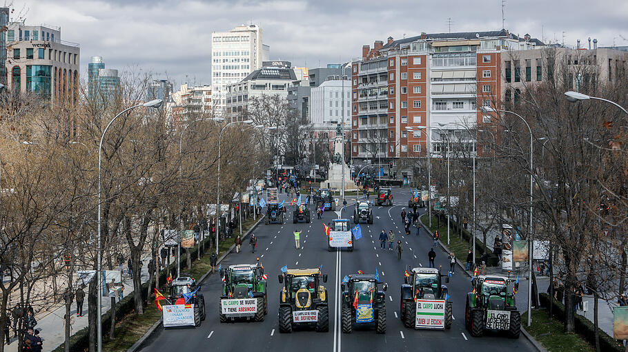 Proteste gegen Agrarpolitik - Spanien