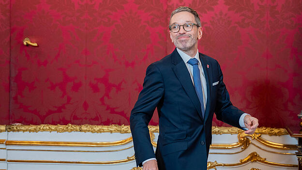 Herbert Kickl in der Hofburg