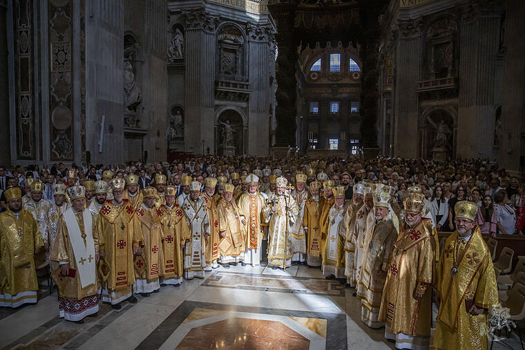 Die Bischöfe der griechisch-katholischen Kirche der Ukraine
