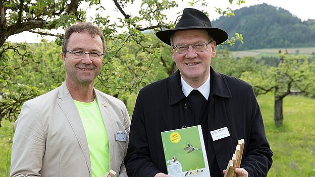 Pastoralinnovator Georg Plank mit dem Kärntner Bischof Alois Schwarz