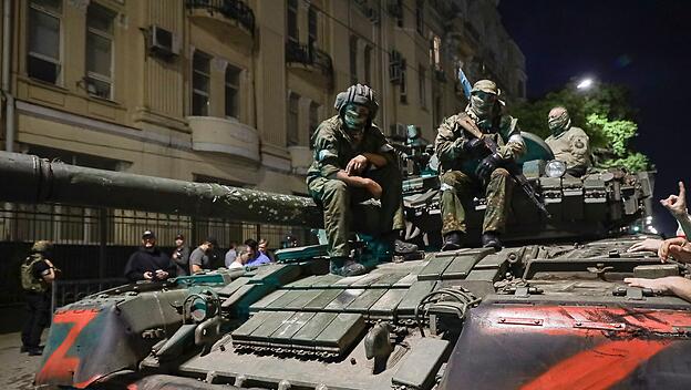 Machtkampf in Moskau - Wagner-Soldaten