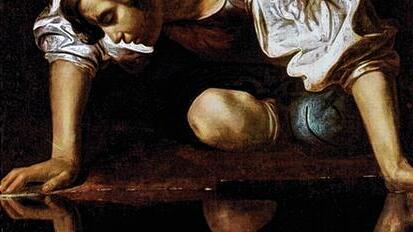 Schon Caravaggio hat den Menschen dargestellt, der sich nur selbst bespiegelt