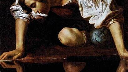 Schon Caravaggio hat den Menschen dargestellt, der sich nur selbst bespiegelt