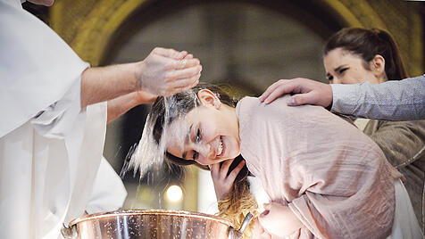 Erwachsenentaufe in Frankreich