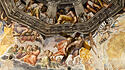 Ein Fresko von Giorgio Vasari und Federico Zuccari  in Florenz zeigt das jüngste Gericht.