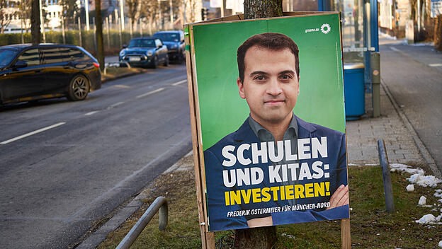 Wahlplakat Frederik Ostermeier