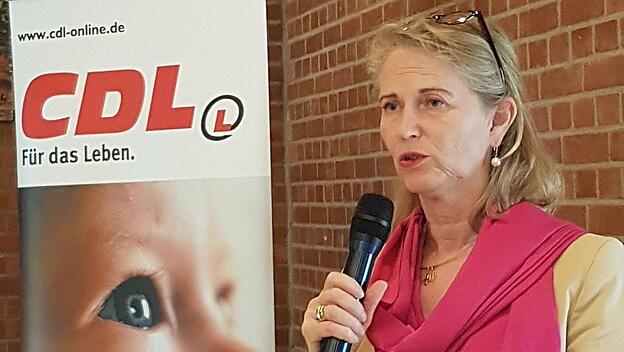 Mechthild Löhr,  Bundesvorsitzende der "Christdemokraten für das Leben" (CDL)
