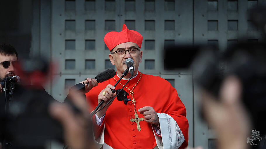 Kardinal Pierbattista Pizzaballa spricht bei Weihnachtsfeierlichkeiten in Betlehem