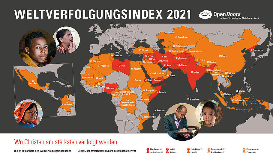 Open Doors Weltverfolgungsindex 2021