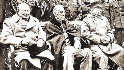 Drei Männer, kein funktionierender Plan: Winston Churchill, Franklin D. Roosevelt und Josef Stalin
