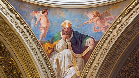 Der Heilige Augustinus in der „Chiesa di San Massimo Paolo Emilio Volgari“ in Turin