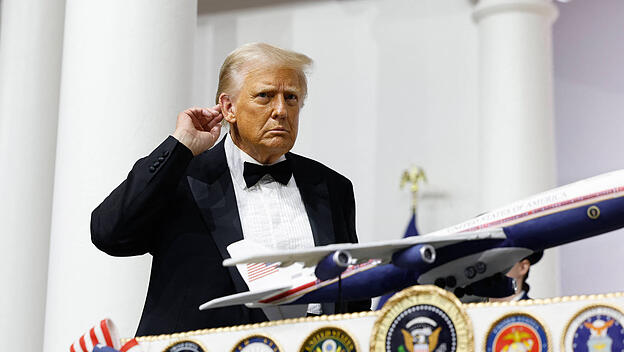 Donald Trump beim Ball zur Feier der Amtseinführung