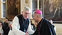Abt Maximilian Heim mit dem Präsidenten der Päpstlichen Missionswerke Erzbischof Dal Toso