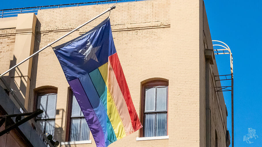 Texas-LGBT-Flagge