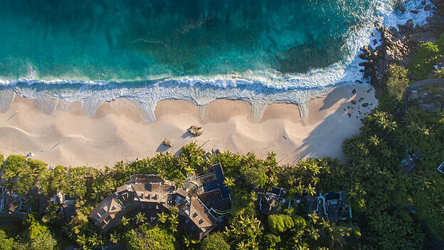 Strand auf den Seychellen