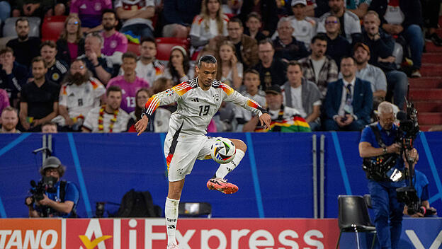 Leroy Sané beim Spiel gegen Schottland
