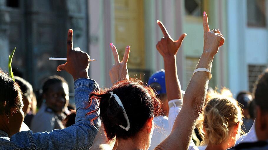 Frauenprotest in Kuba