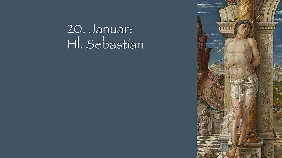Heilige Sebastian starb wegen seines Bekenntnisses zum Christentum