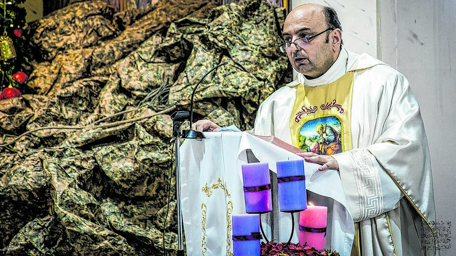 Pfarrer Gabriel Romanelli, Pfarrer der katholischen Gemeinde von Gaza