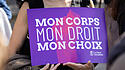 Abtreibungsdemo in Paris