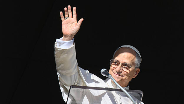 Papst Leo bei seiner Weihnachtsansprache