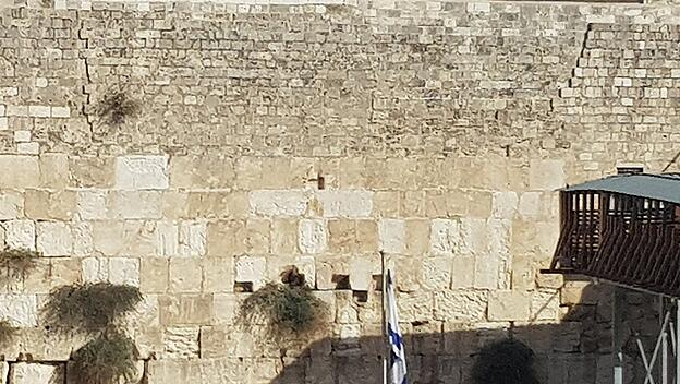 Die Klagemauer ist eine heilige Stätte des Judentums