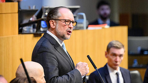 Österreichs Interims-Bundeskanzler Alexander Schallenberg