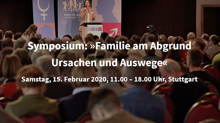 Symposium "Familie am Abgrund - Ursachen und Auswege"