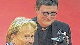 Rainer Maria Woelki und Frank Zander bei der Verleihung des Kulturpreis der Berliner Boulevardzeitung "B.Z."