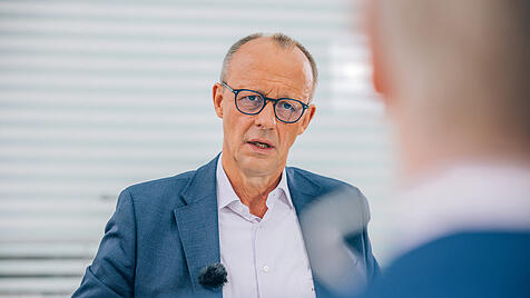 Friedrich Merz im ZDF-Sommerinterview