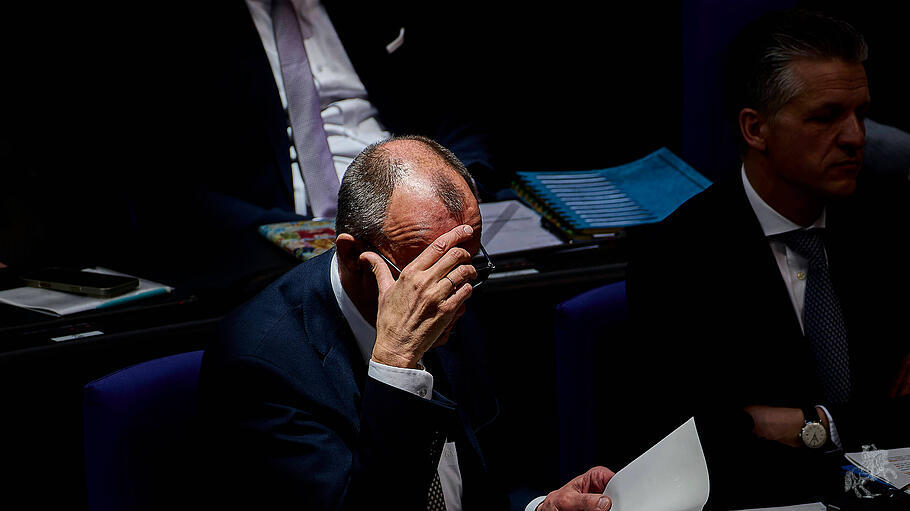 Friedrich Merz am 18. März im Bundestag