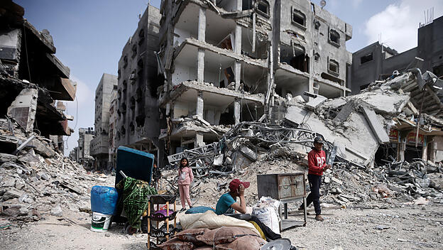 Trümmerlandschaft Gazastreifen