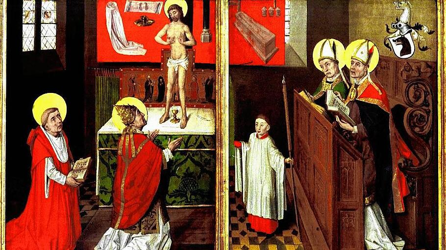 Kirchenvater Augustinus versteht die Eucharistie als geistige Nahrung.
