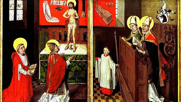 Kirchenvater Augustinus versteht die Eucharistie als geistige Nahrung.