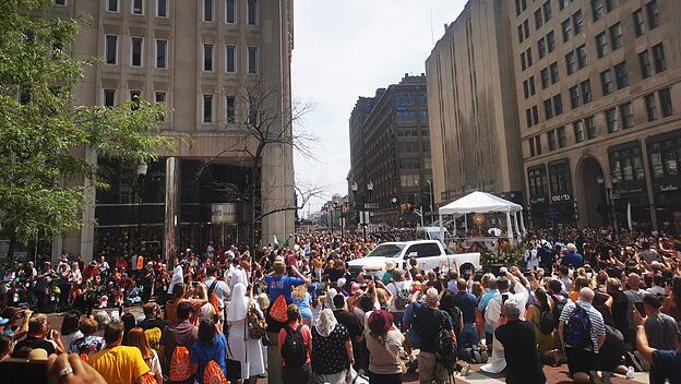 Eucharistische Prozession in Indianapolis