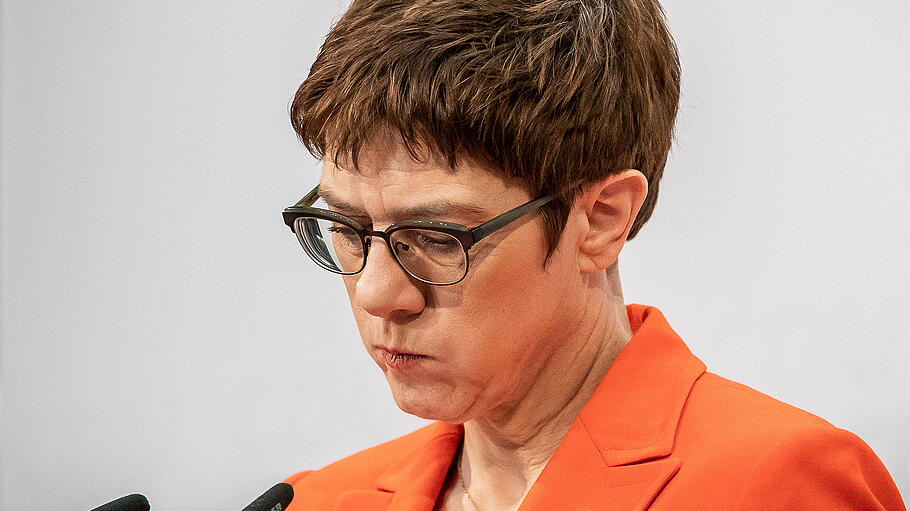 Annegret Kramp-Karrenbauer (CDU) verzichtet auf die Kanzlerkandidatur.