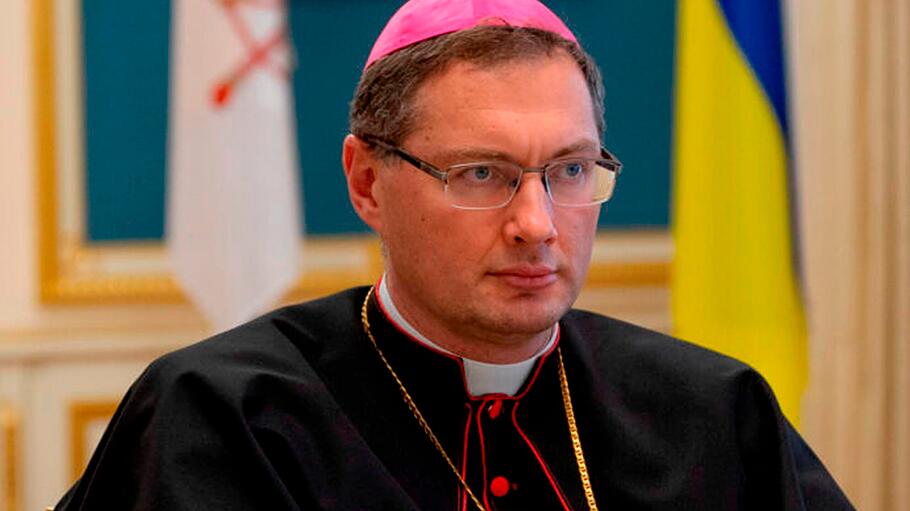 Der Apostolische Nuntius in der Ukraine, Erzbischof Visvaldis Kulbokas