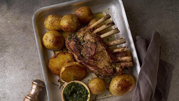 Lamm mit Rosmarin-Kartoffeln