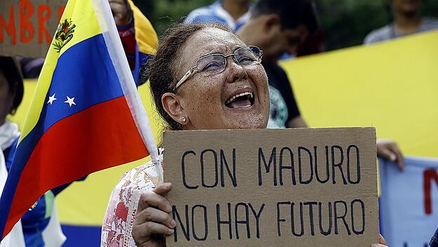 Wirtschaftskrise in Venezuela - Demonstration