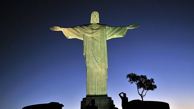 Christus-Statue in Rio de Janeiro, Brasilien.