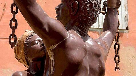 Sklaven-Denkmal auf Goree im Senegal